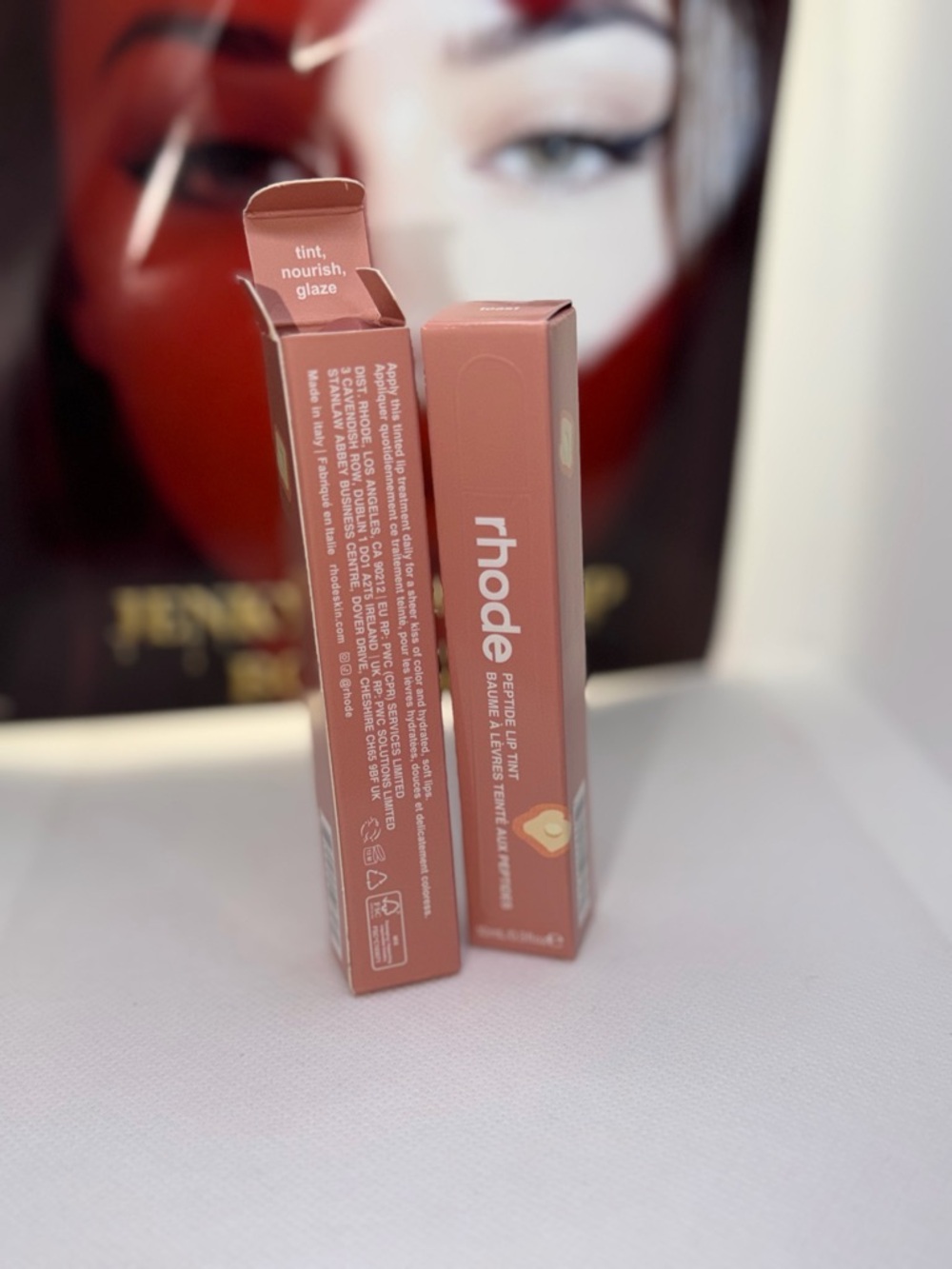 2/ RHODE scented peptide lip tint-toast